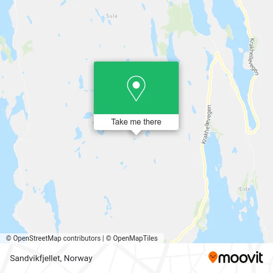 Sandvikfjellet map