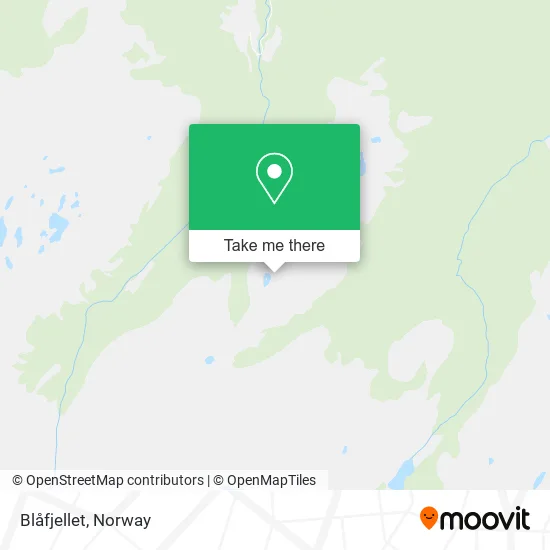 Blåfjellet map