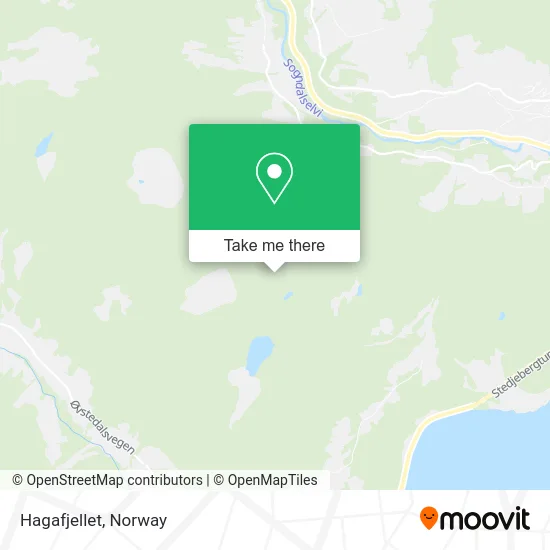 Hagafjellet map