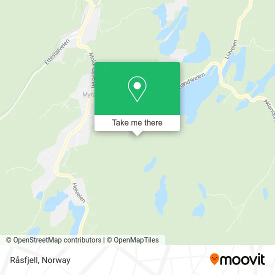 Råsfjell map