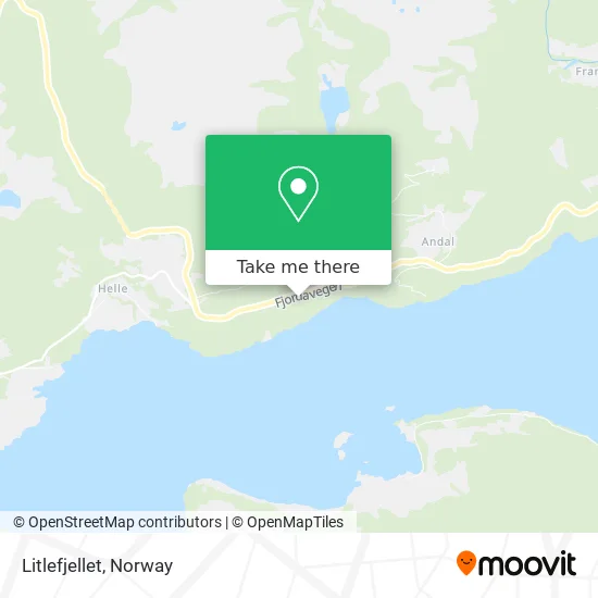 Litlefjellet map