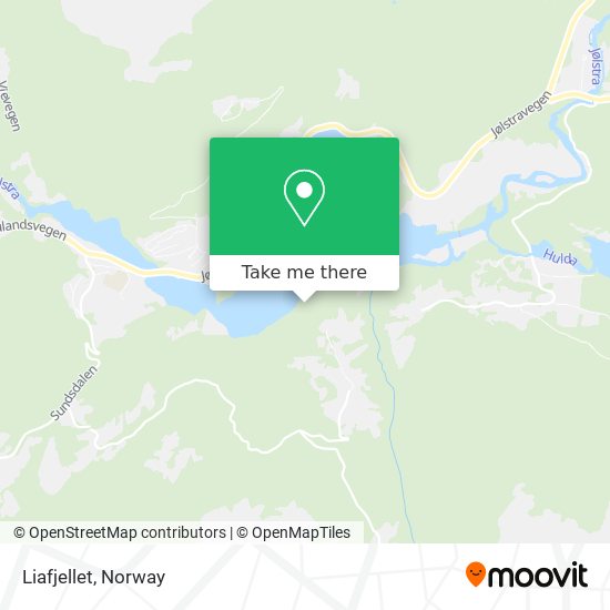 Liafjellet map