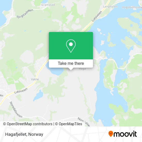 Hagafjellet map
