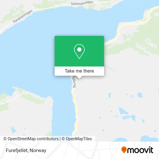 Furefjellet map