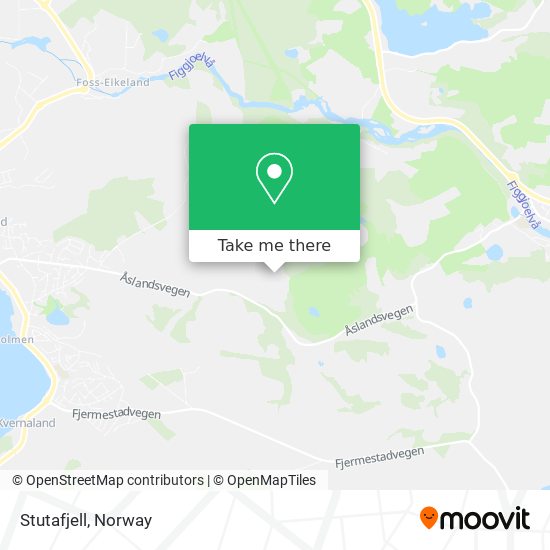 Stutafjell map