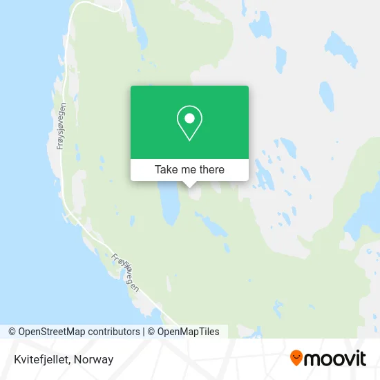 Kvitefjellet map
