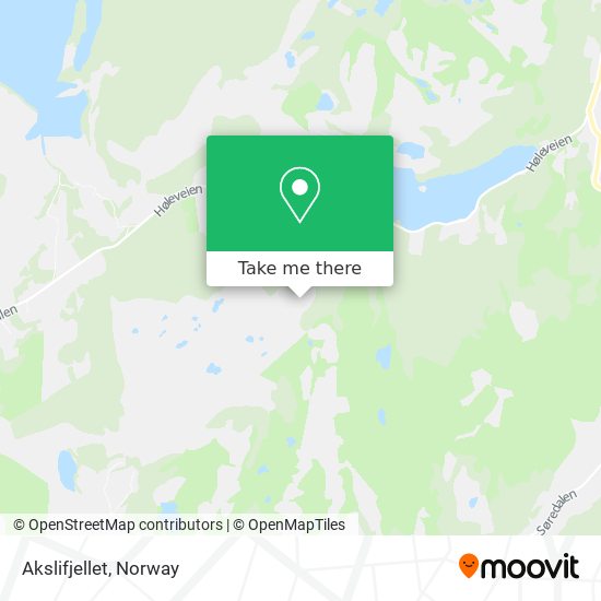 Akslifjellet map