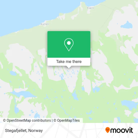 Stegafjellet map