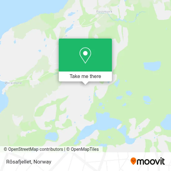 Rōsafjellet map