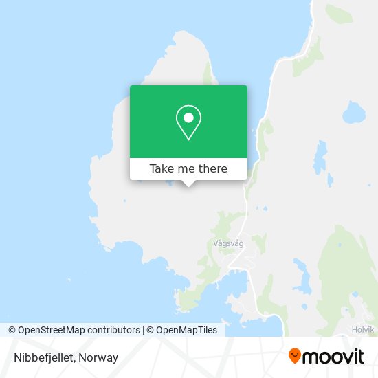 Nibbefjellet map