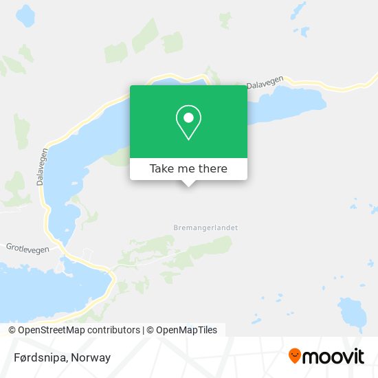 Førdsnipa map