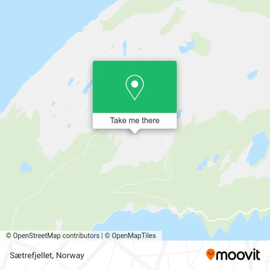 Sætrefjellet map
