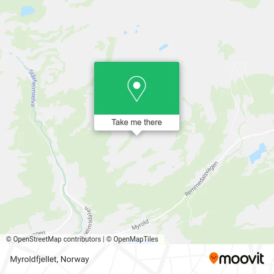 Myroldfjellet map