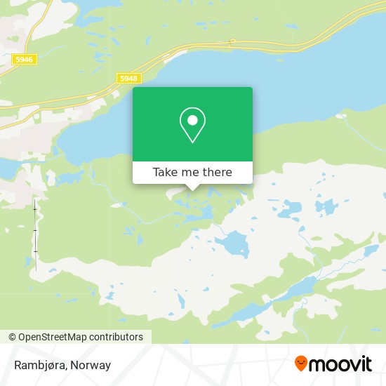 Rambjøra map