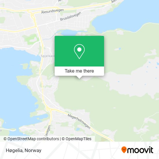 Høgelia map