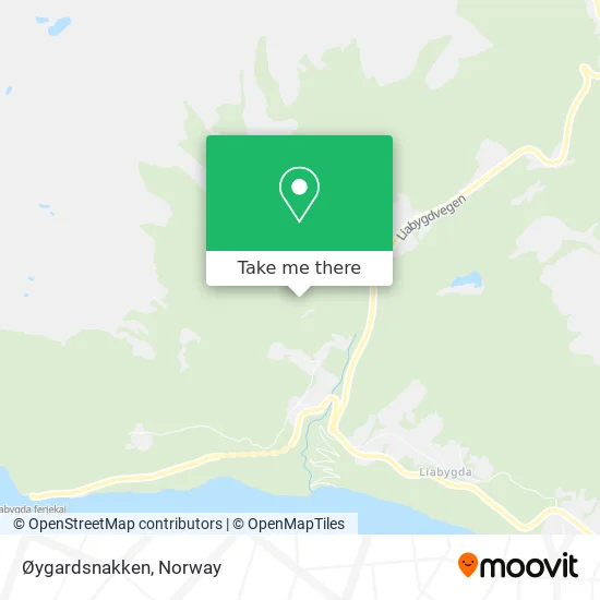 Øygardsnakken map