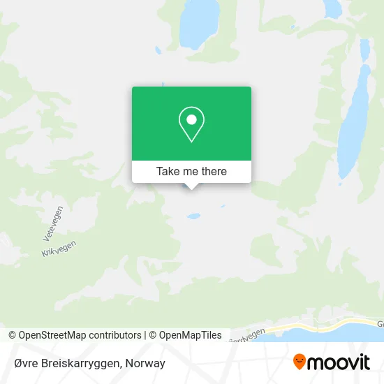Øvre Breiskarryggen map