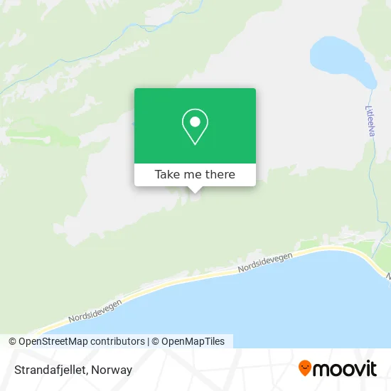 Strandafjellet map