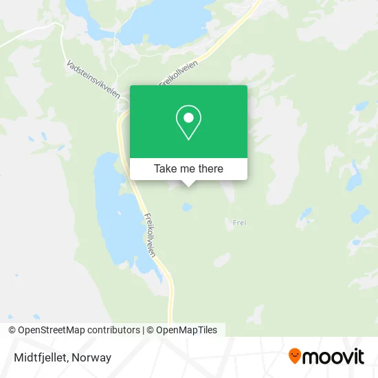 Midtfjellet map