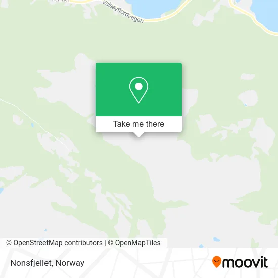 Nonsfjellet map