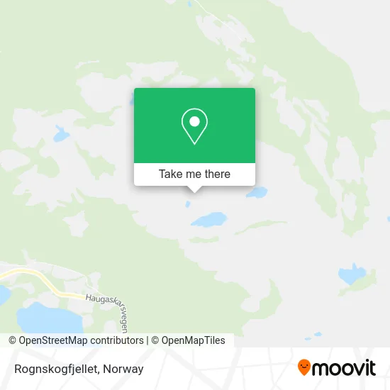 Rognskogfjellet map