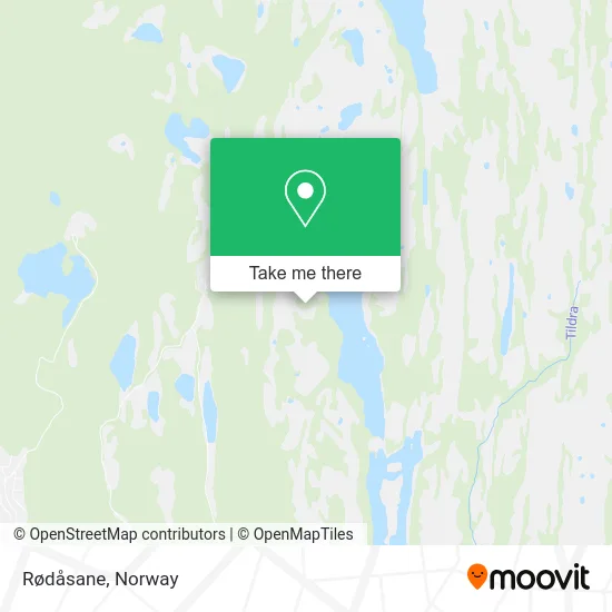 Rødåsane map