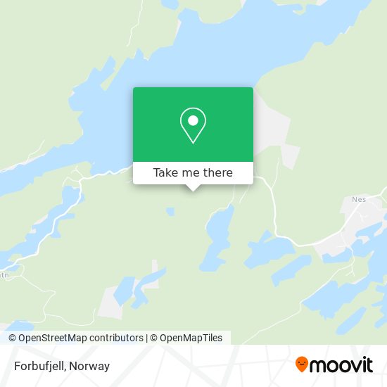 Forbufjell map