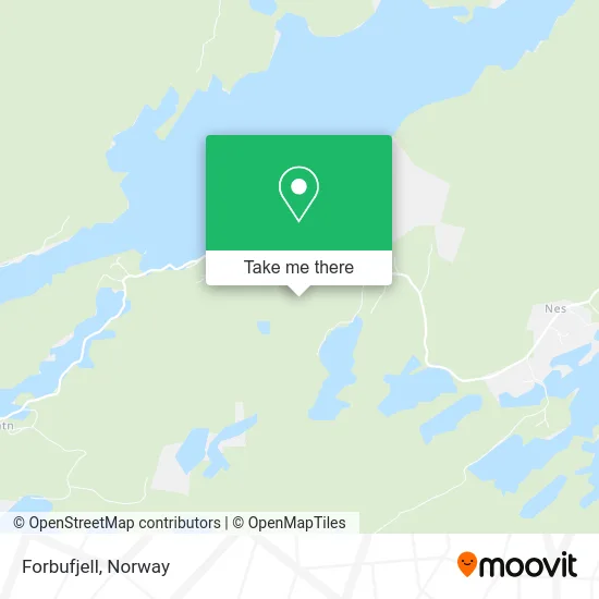 Forbufjell map