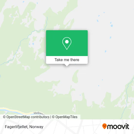 Fagerlifjellet map