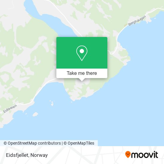 Eidsfjellet map