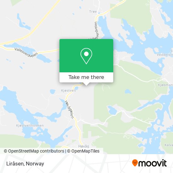 Liråsen map