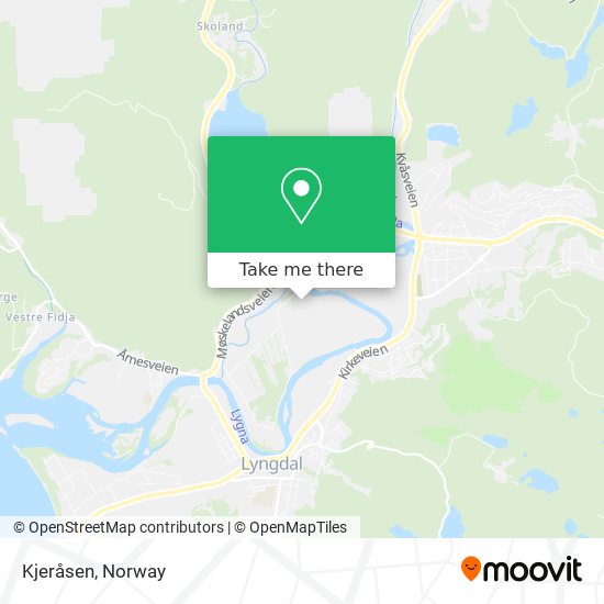 Kjeråsen map