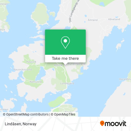 Lindåsen map