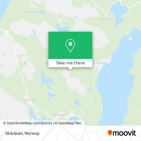 Skibåsen map