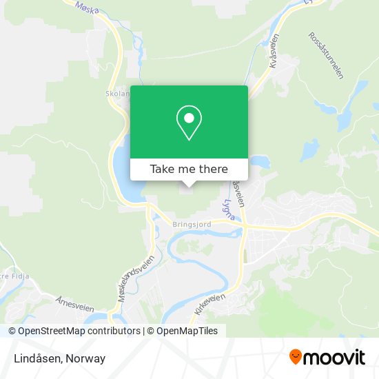 Lindåsen map