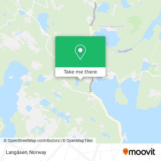 Langåsen map