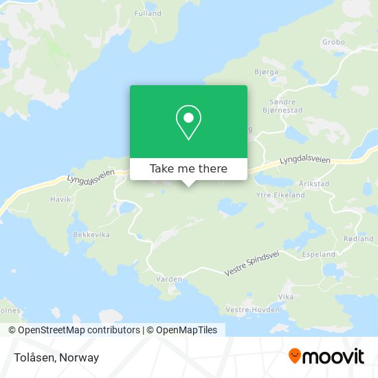 Tolåsen map