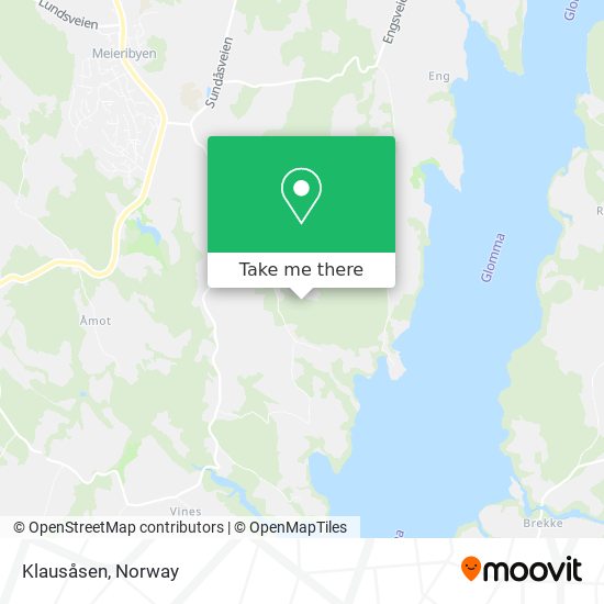 Klausåsen map