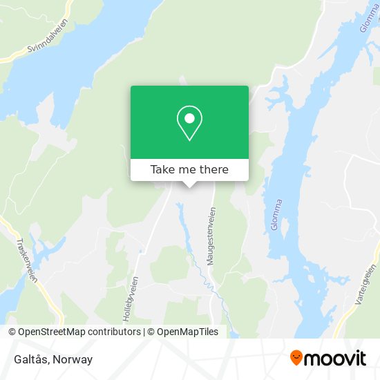 Galtås map