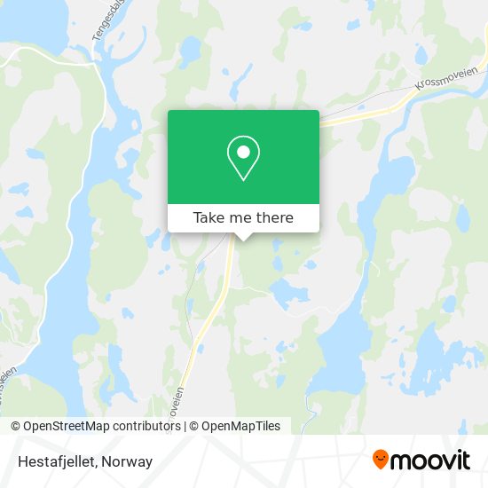 Hestafjellet map