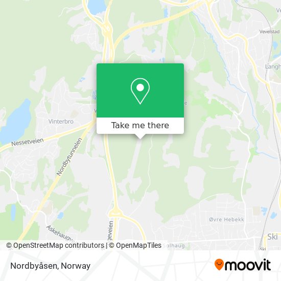 Nordbyåsen map