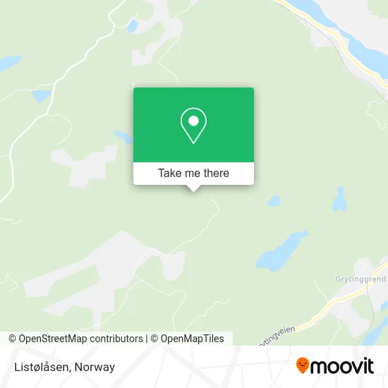 Listølåsen map