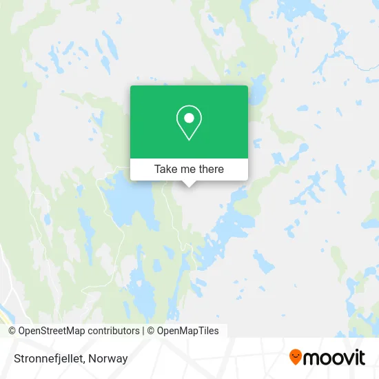 Stronnefjellet map