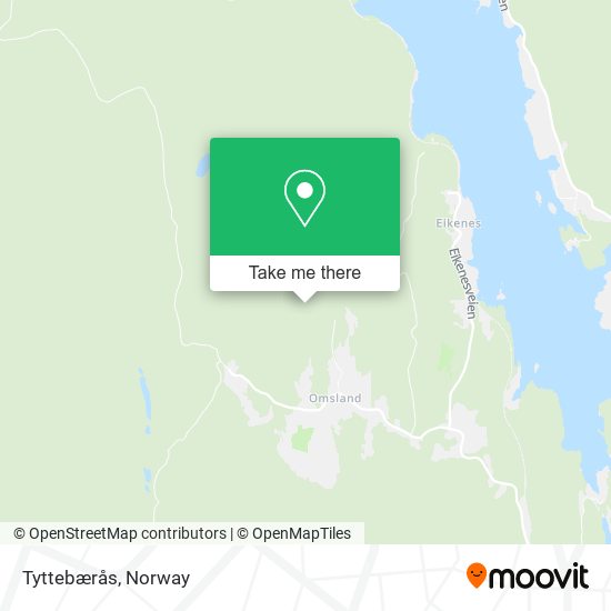 Tyttebærås map