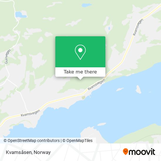 Kvamsåsen map