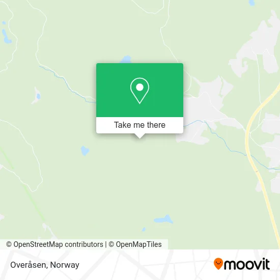 Overåsen map
