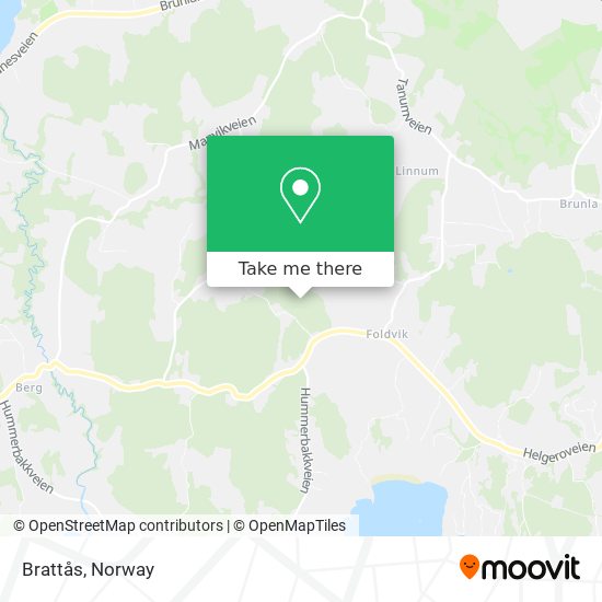 Brattås map