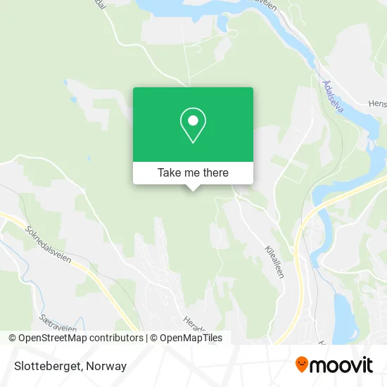 Slotteberget map