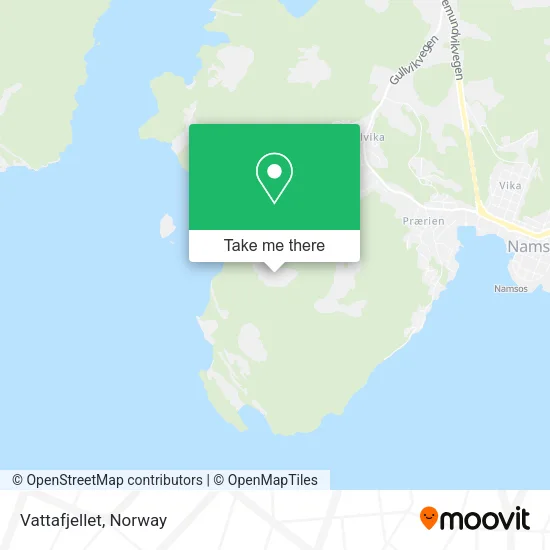 Vattafjellet map