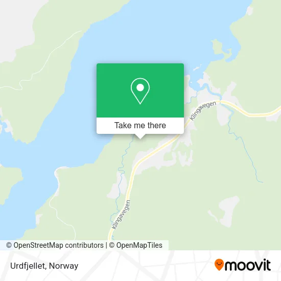 Urdfjellet map